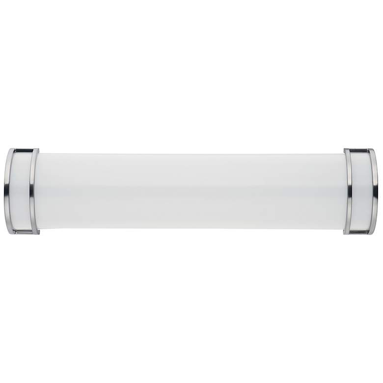 Image 1 Maxim Linear LED 1-Light 25" Wide Satin Nickel Wall Sconce