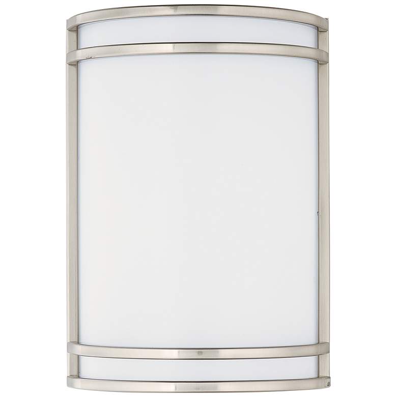 Image 1 Maxim Linear LED 1 Light 7 inch Wide Satin Nickel Wall Sconce