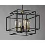 4_Maxim Liner 17 3/4" Wide Black and Satin Brass Modern Pendant Light more views