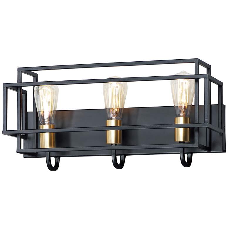 Image 1 Maxim Liner 21.3" Wide industrial Modern 3-Light Bath Vanity