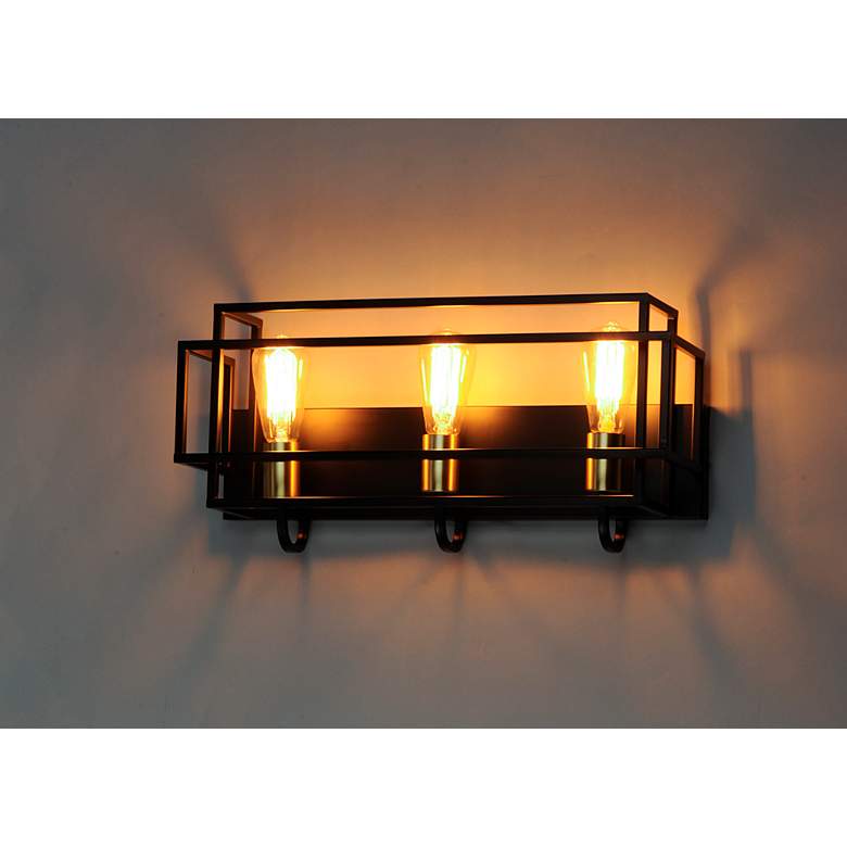 Image 3 Maxim Liner 21.3" Wide industrial Modern 3-Light Bath Vanity more views