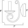 2_Maxim Loft 8" High Oil-Rubbed Bronze Wall Sconce more views