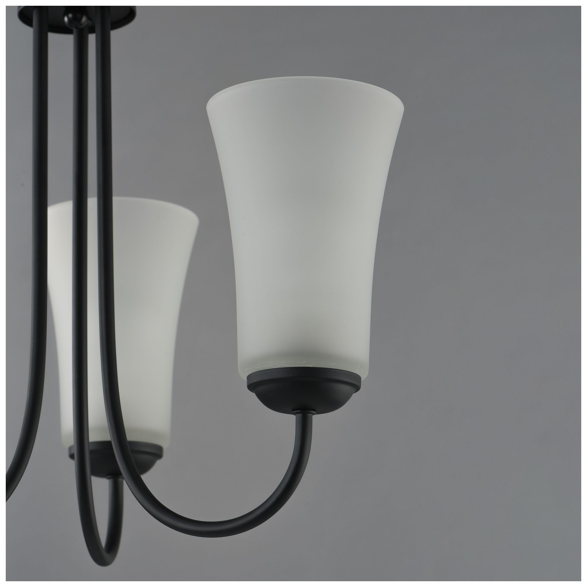Image 5 Maxim Logan 17" Wide Black 3-Light Chandelier more views