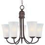 1_Maxim Logan 20" Wide Oil-Rubbed Bronze 5-Light Chandelier