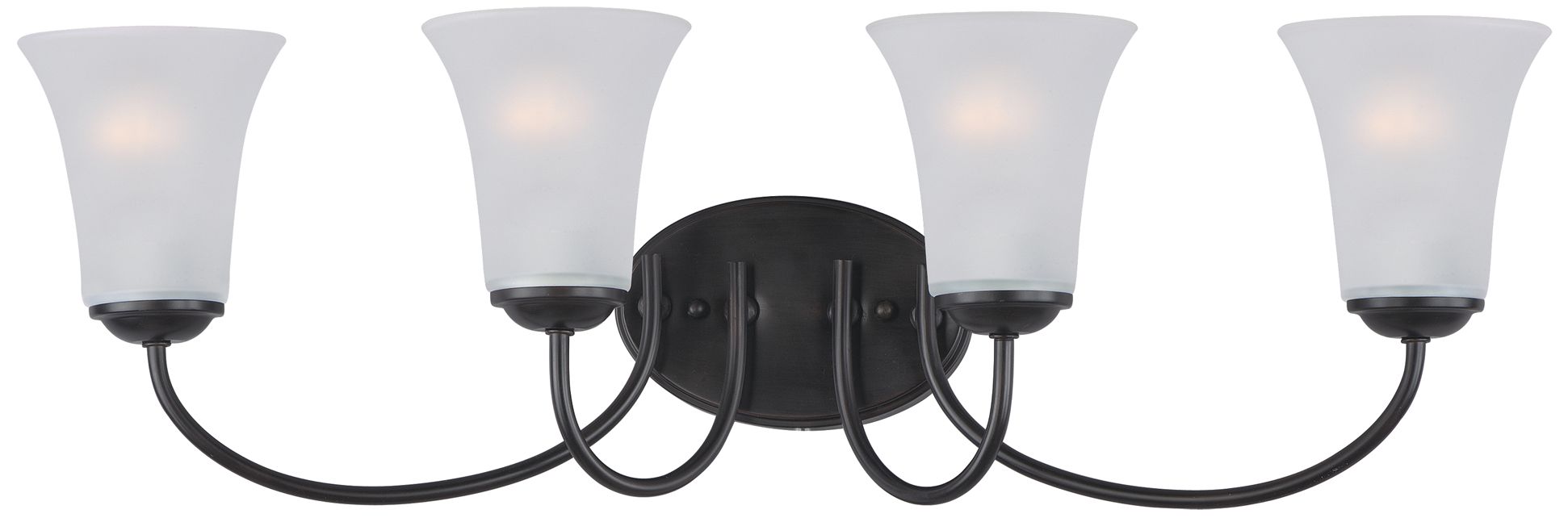 Maxim Logan 28" Wide Black 4-Light Bath Vanity