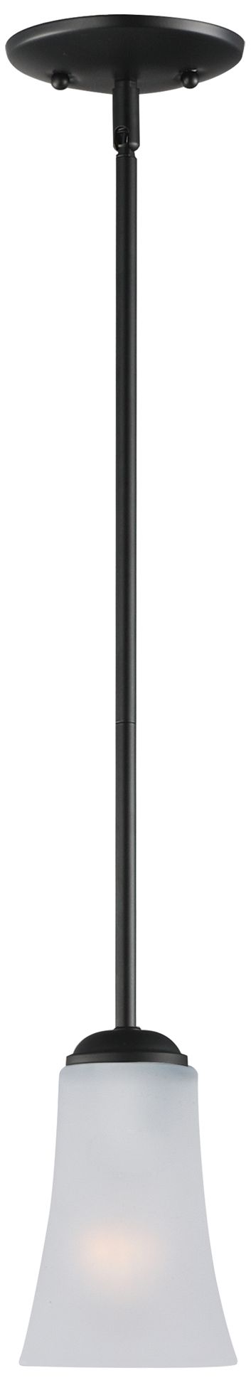 Maxim Logan 4 1/2" Wide Black 1-Light Mini Pendant