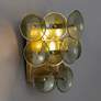 4_Maxim Loren 15" High Weathered Brass/Green Vintage Wall Sconce more views