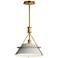 Maxim Lucas 14 1/2" Wide Natural Aged Brass Pendant Light