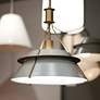 1_Maxim Lucas 14 1/2" Wide Natural Aged Brass Pendant Light