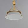 5_Maxim Lucas 14 1/2" Wide Natural Aged Brass Pendant Light more views