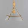 6_Maxim Lucas 14 1/2" Wide Natural Aged Brass Pendant Light more views
