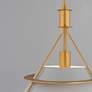 7_Maxim Lucas 14 1/2" Wide Natural Aged Brass Pendant Light more views