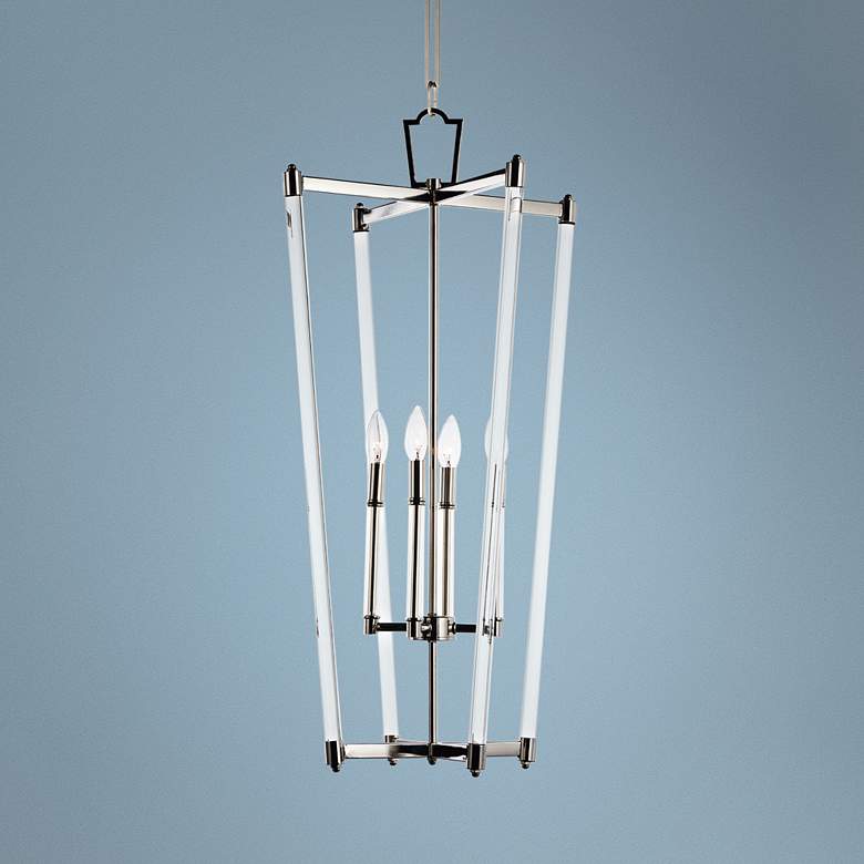 Image 1 Maxim Lucent 17 1/2" Wide Polished Nickel 4-Light Pendant