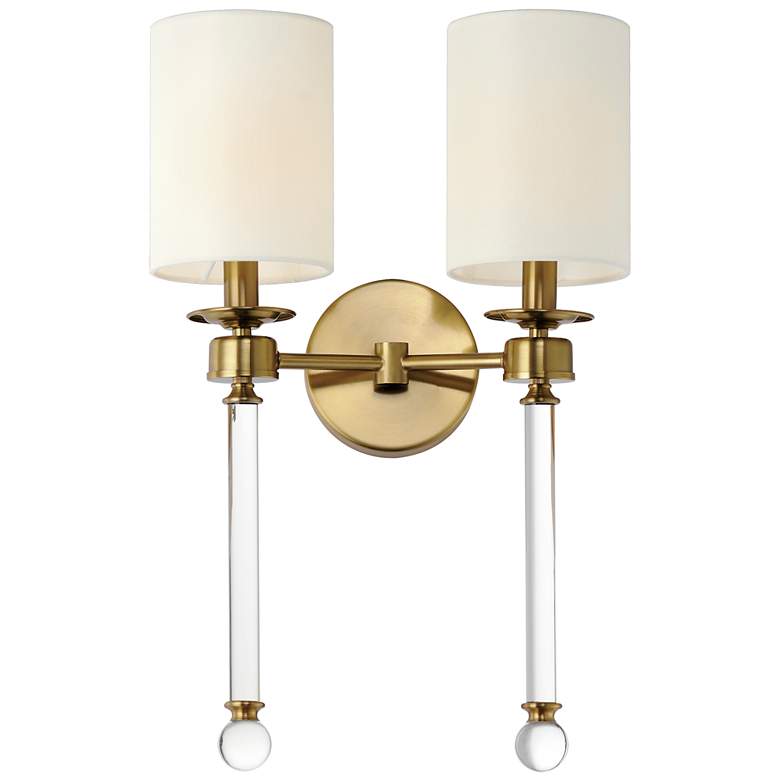 Image 1 Maxim Lucent 21" High Heritage 2-Light Wall Sconce