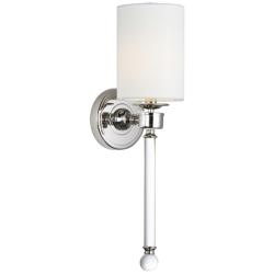 Maxim Lucent 21&quot; High Polished Nickel Wall Sconce