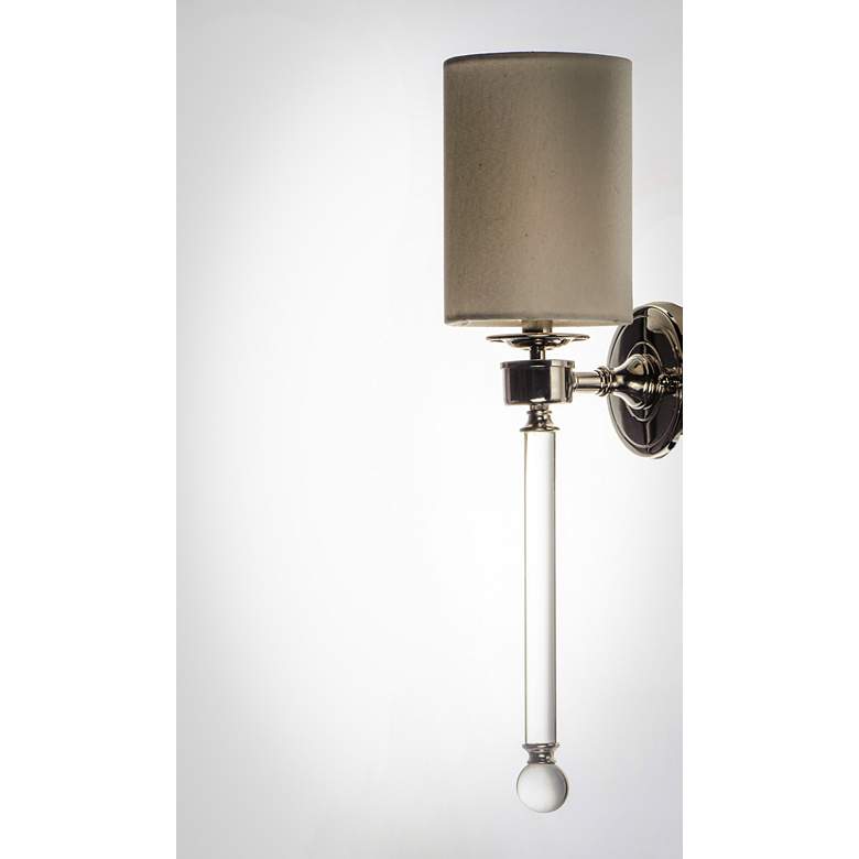 Image 4 Maxim Lucent 21" High Polished Nickel Wall Sconce more views