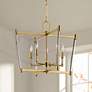 1_Maxim Lucent 23 1/4" Wide Heritage Brass 5-Light Chandelier