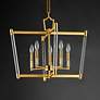 3_Maxim Lucent 23 1/4" Wide Heritage Brass 5-Light Chandelier more views