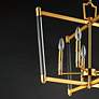 4_Maxim Lucent 23 1/4" Wide Heritage Brass 5-Light Chandelier more views