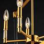 5_Maxim Lucent 23 1/4" Wide Heritage Brass 5-Light Chandelier more views