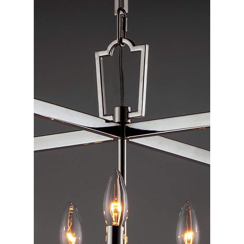 Image 5 Maxim Lucent 23 1/4" Wide Polished Nickel 5-Light Chandelier more views