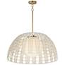 1_Maxim Macrame 29 1/2" Wide Gold 1-Light Pendant
