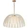 Maxim Macrame 29 1/2" Wide Gold 1-Light Pendant