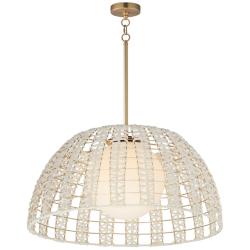 Maxim Macrame 29 1/2" Wide Gold 1-Light Pendant