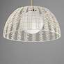2_Maxim Macrame 29 1/2" Wide Gold 1-Light Pendant more views