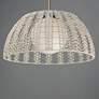 3_Maxim Macrame 29 1/2" Wide Gold 1-Light Pendant more views