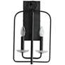 2_Maxim Madeira 17 1/2" High Anthracite 2-Light Wall Sconce more views