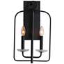 3_Maxim Madeira 17 1/2" High Anthracite 2-Light Wall Sconce more views