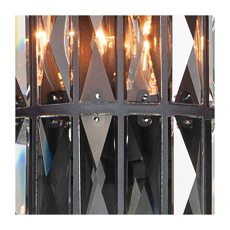 Image 3 Maxim Madeline 10 3/4 inch High Black Wall Sconce more views