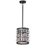 1_Maxim Madeline 10" Wide Matte Black Mini Pendant