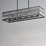 4_Maxim Madeline 38 1/4" Wide Black 6-Light Linear Pendant more views