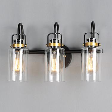 Maxim Magnolia 18 1/4"W Bronze and Gold 3-Light Bath Light