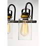 4_Maxim Magnolia 32" Wide Bronze and Gold 5-Light Bath Light more views