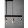 3_Maxim Magnolia 36" Wide Bronze 4-Light Linear Pendant more views