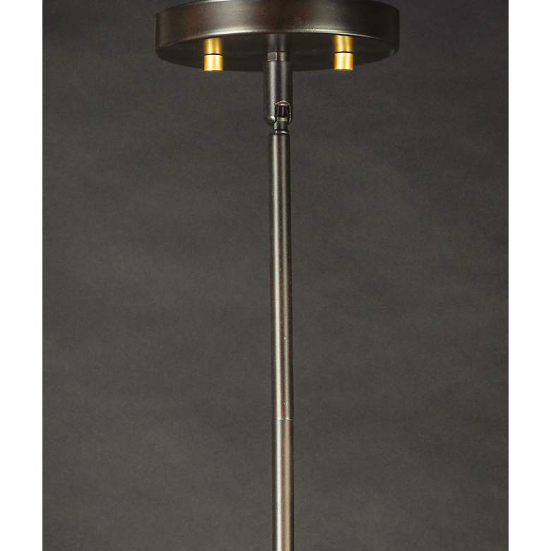 Image 5 Maxim Magnolia 5" Wide Bronze and Gold Mini Pendant more views