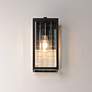 3_Maxim Magnus 13" High Black 1-Light Outdoor Wall Sconce more views