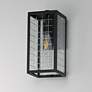 4_Maxim Magnus 13" High Black 1-Light Outdoor Wall Sconce more views