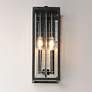 3_Maxim Magnus 17" High Black 2-Light Outdoor Wall Sconce more views