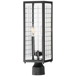 Maxim Magnus 19 1/2" High Black Outdoor Post Lantern
