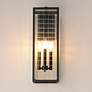 3_Maxim Magnus 21" High Black 3-Light Outdoor Wall Sconce more views