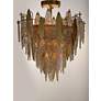 4_Maxim Majestic 24" Wide Gold Leaf and Glass Ceiling Light more views