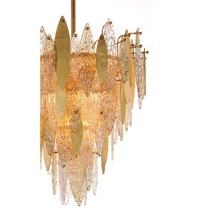 Image 4 Maxim Majestic 24" Wide Gold Leaf Pendant Chandelier more views