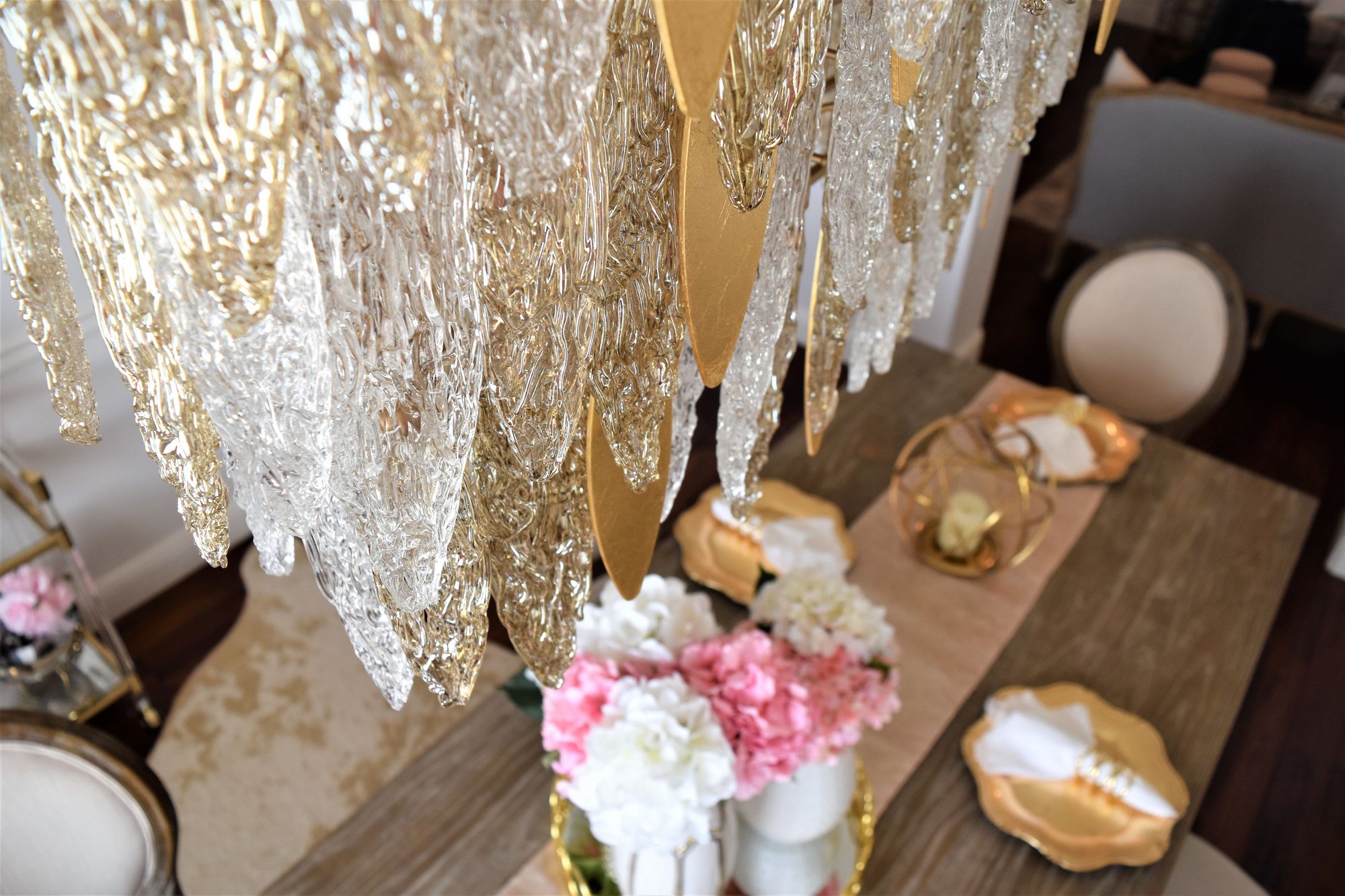 Maxim Majestic 39 1/2"W Gold Leaf Island Pendant Chandelier