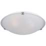 Maxim Malaga 16" Wide Modern Glass 3-Bulb Flush Mount Ceiling Light