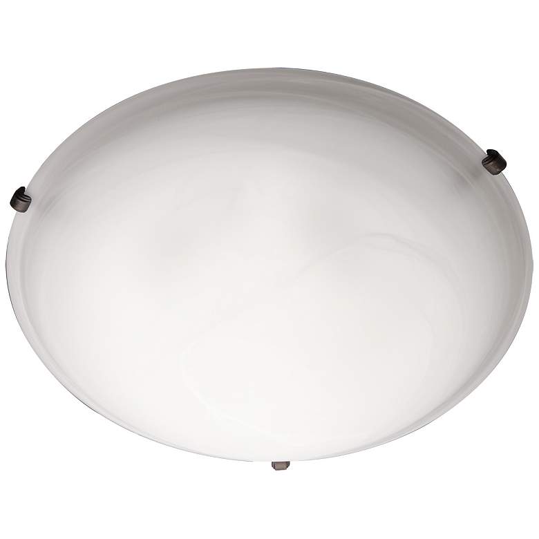 Image 1 Maxim Malaga 20" Wide Oil-Rubbed Bronze Bowl Ceiling Light