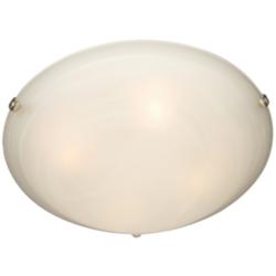 Maxim Malaga 20" Wide Satin Nickel Ceiling Light